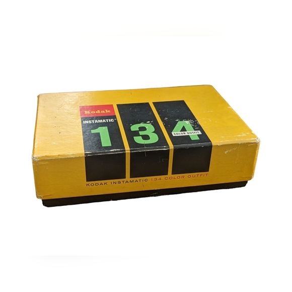 Vtg Kodak Instamatic 134 Color Outfit Camera Original Box & Batteries 1969 RARE - Picture 5 of 16